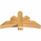 Ekena Millwork Alberta Rough Sawn Timber Gable Bracket, Western Red Cedar, 48"W x 26"H x 6"D x 6"F, 13/12 Pitch GBW048X26X0606ALB00RWR - alternate 3
